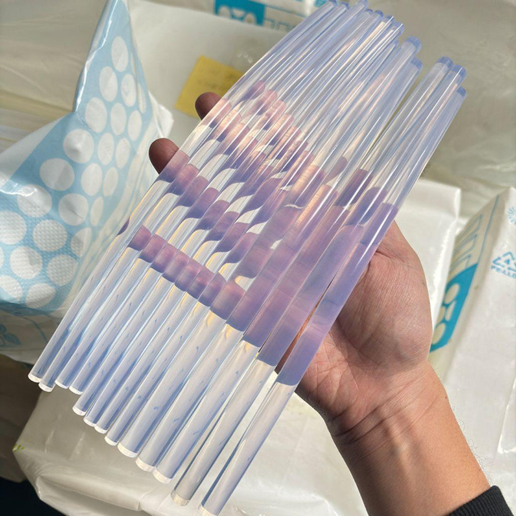 [10 PIEZAS] BARRA SILICONA PARA PISTOLA DE PEGAMENTO CALIENTE 0.7cm*25cm