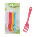 Set de tenedores / 12 piezas, plásticas 15cm