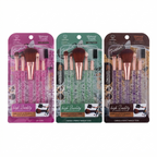 Set de 5 brochas, makeup con cristales
