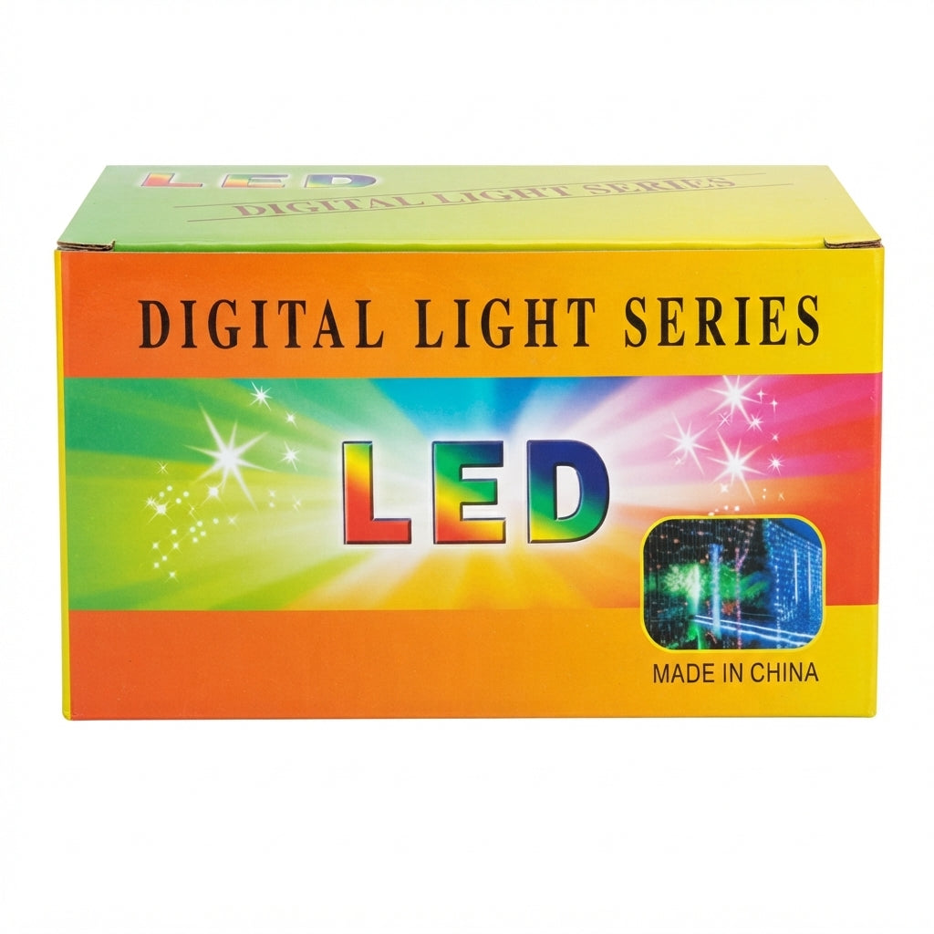 Lluvia de luces LED amarilla - 3x3 Metros