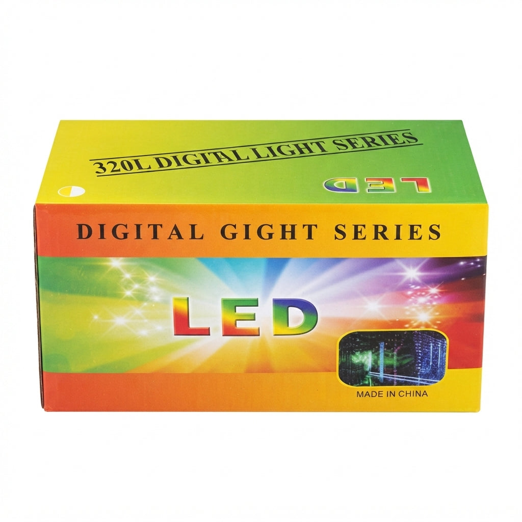 Cortina de luces LED luz amarilla - 3x2 metros