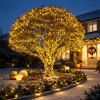 Guía de luces LED decorativas luz amarilla - 28m / 400 Luces