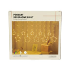 Cortina LED de estrellas colgantes 3x3m