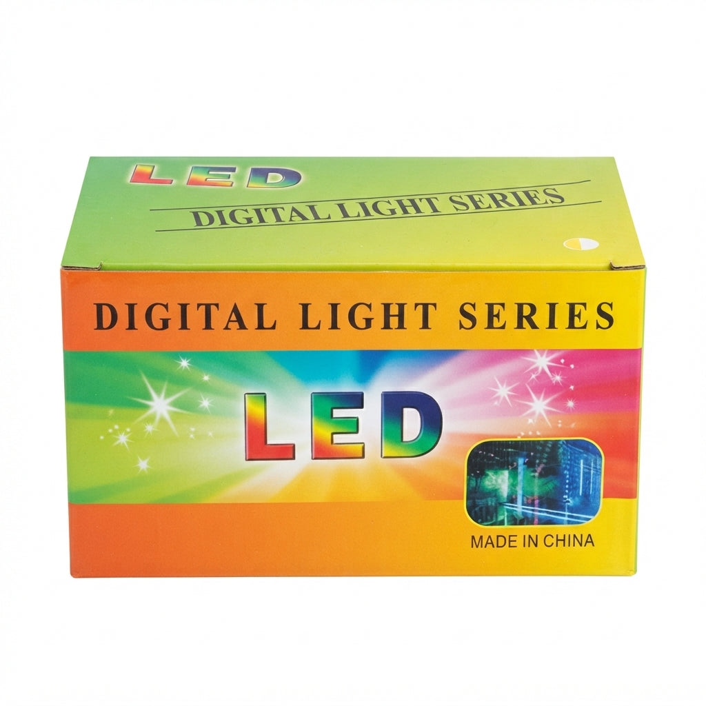 Cortina de luces LED luz amarilla - 3x2.1 metros