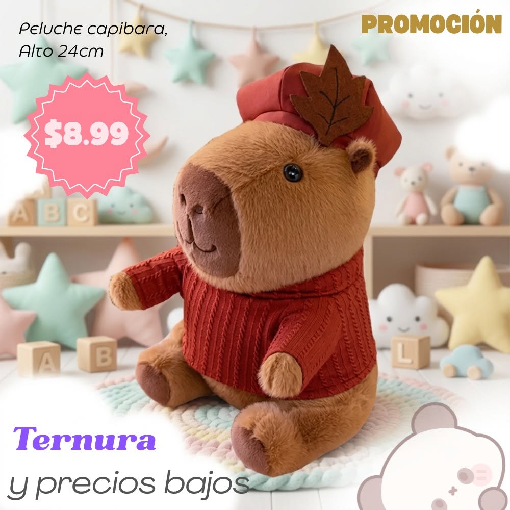 Peluche capibara