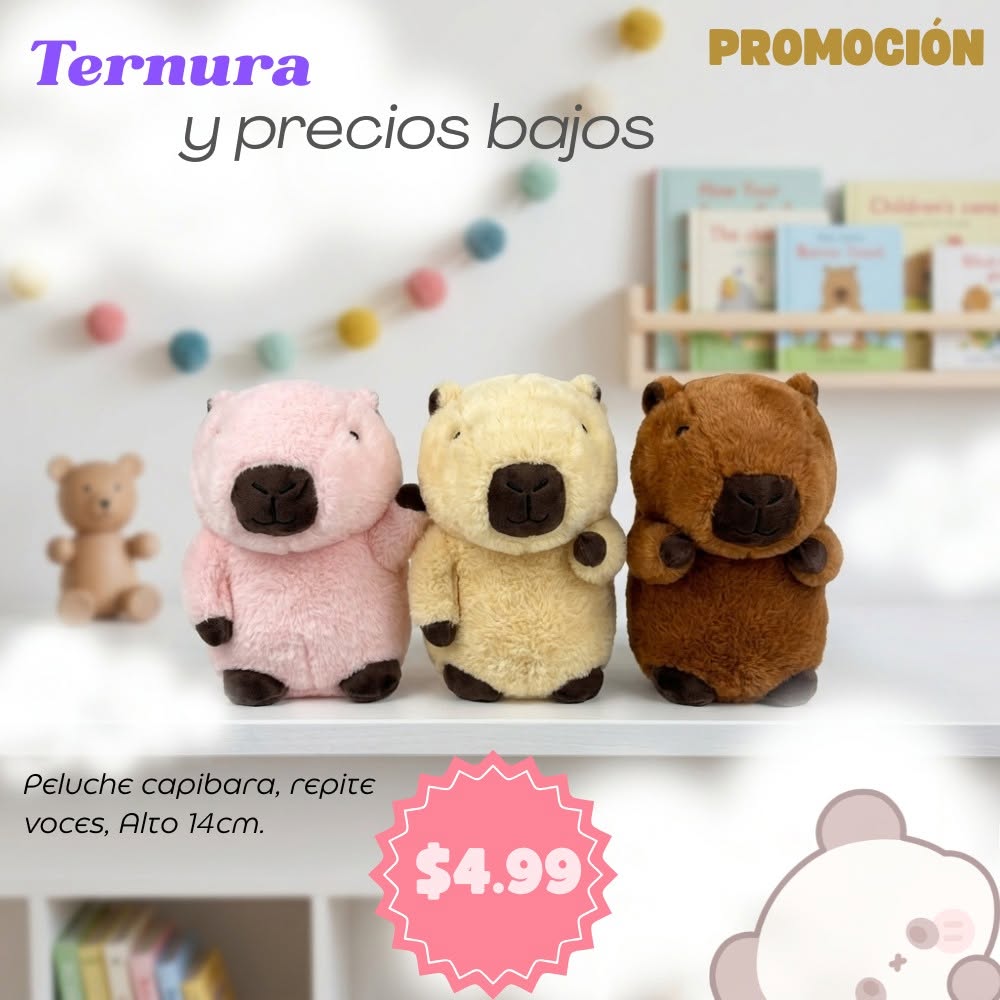 Peluche capibara