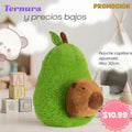 Peluche capibara aguacate