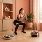 Set de 5 bandas de resistencia elásticas para entrenamiento