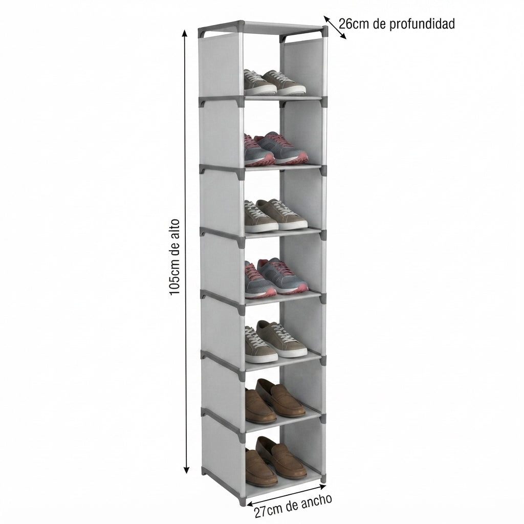 Zapatero organizador de 7 niveles