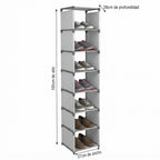 Zapatero organizador de 7 niveles
