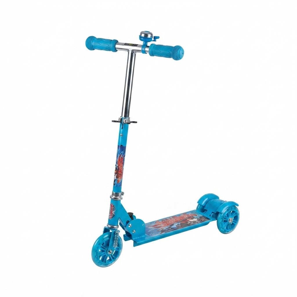 Scooter infantil de 3 ruedas ajustable con timbre