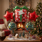 Set de 5 globos navideños
