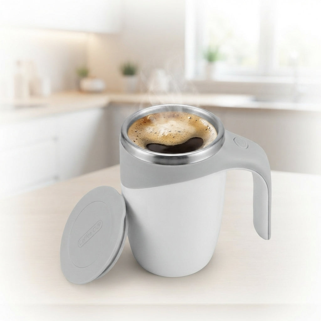 Taza mezcladora automática de acero inoxidable