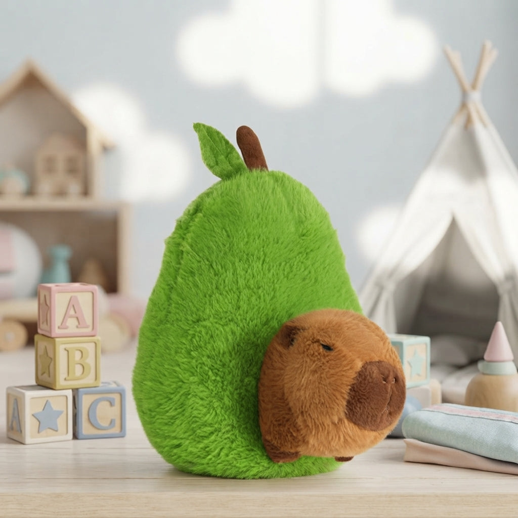 Peluche capibara aguacate al30cm
