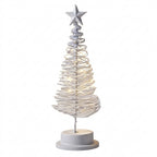 Árbol de navidad espiral blanco LED