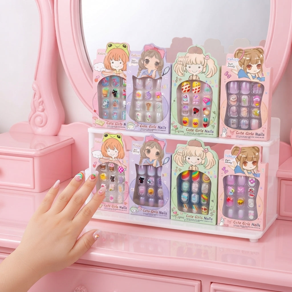 Uñas postizas infantiles press-on