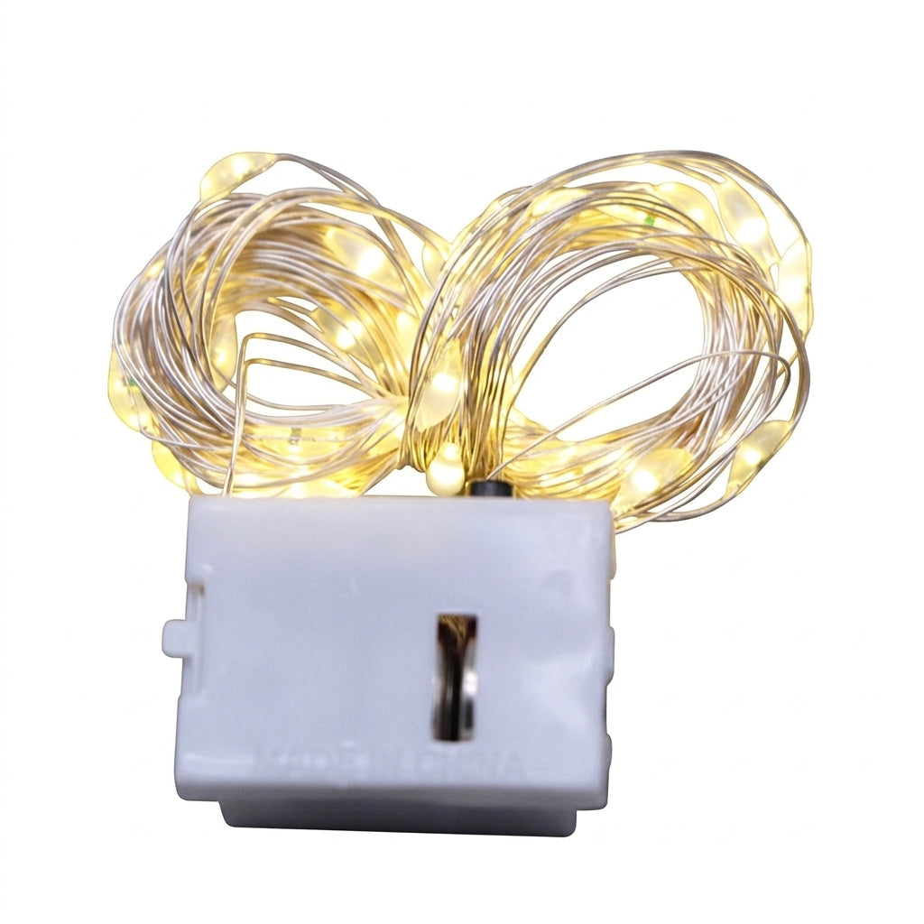 Docena, luces de hada amarilla, 2m