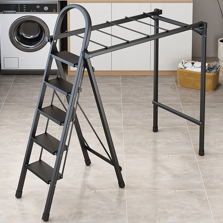 ESCALERA DE ALUMINIO PLEGABLE MULTIUSOS, TENDEDERO PLEGABLE MULTIFUNCIONAL, PARA ROPA Y ZAPATOS