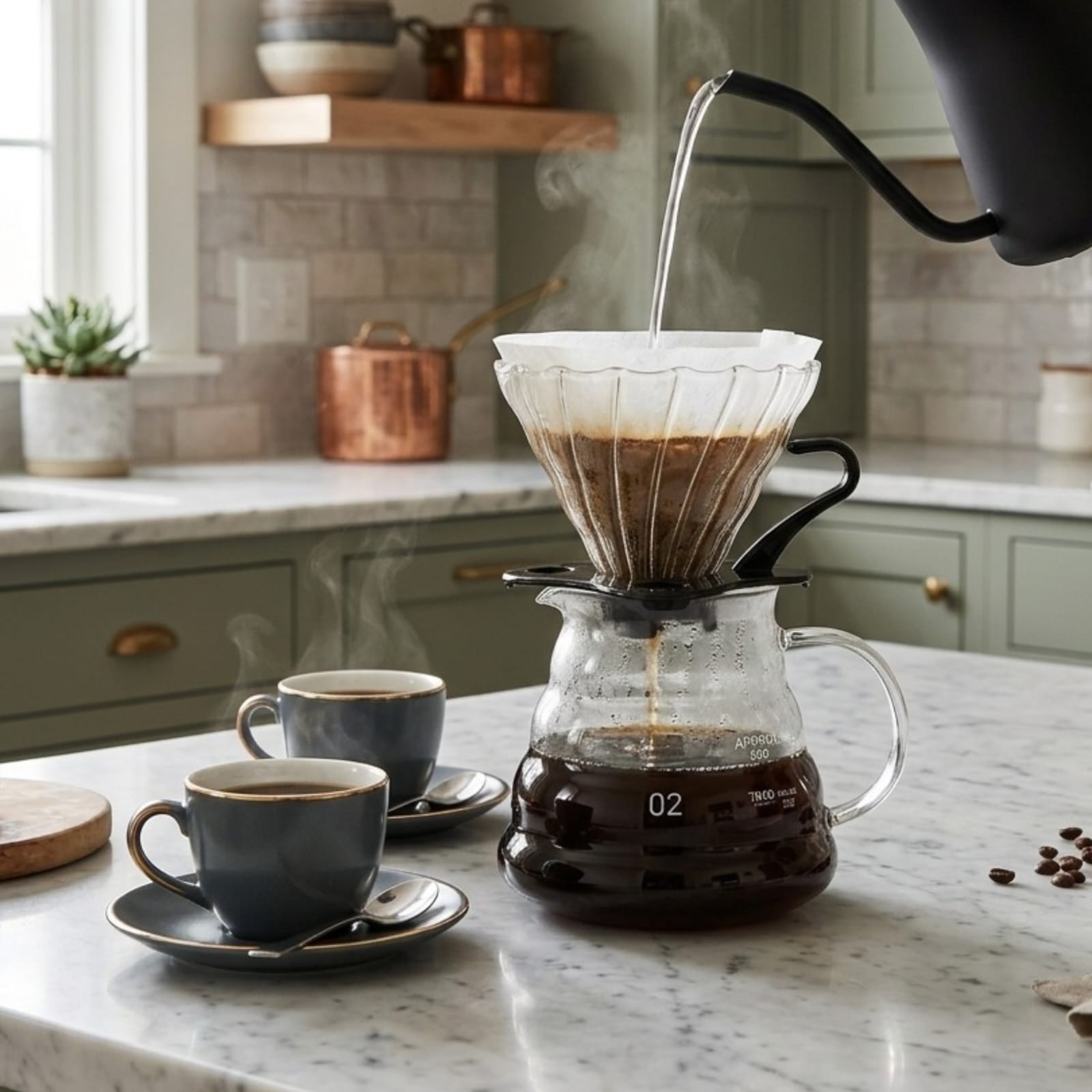 Cafetera de goteo manual