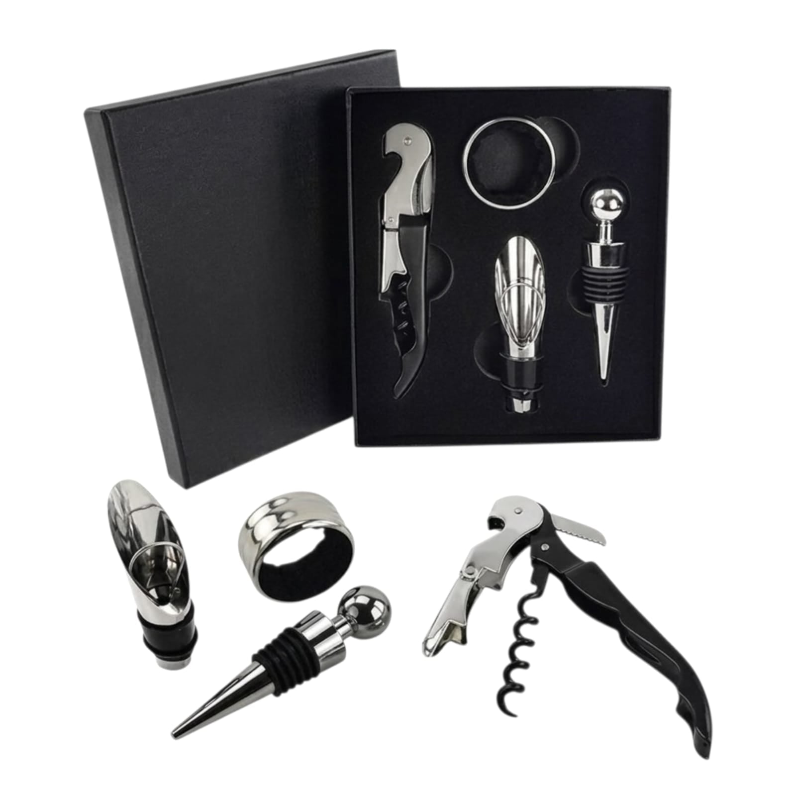 Set de accesorios para servir vino