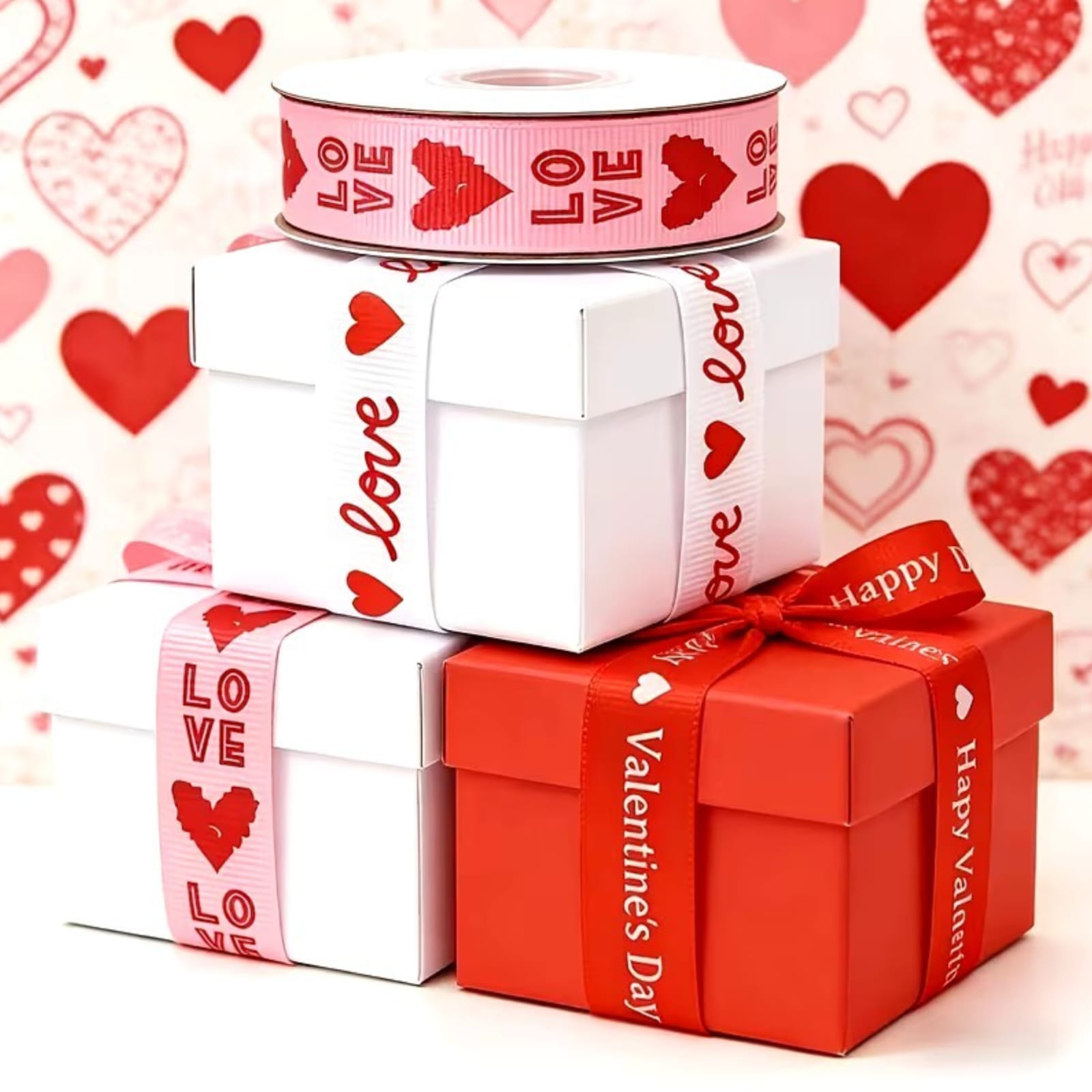 Listón decorativo temática de amor