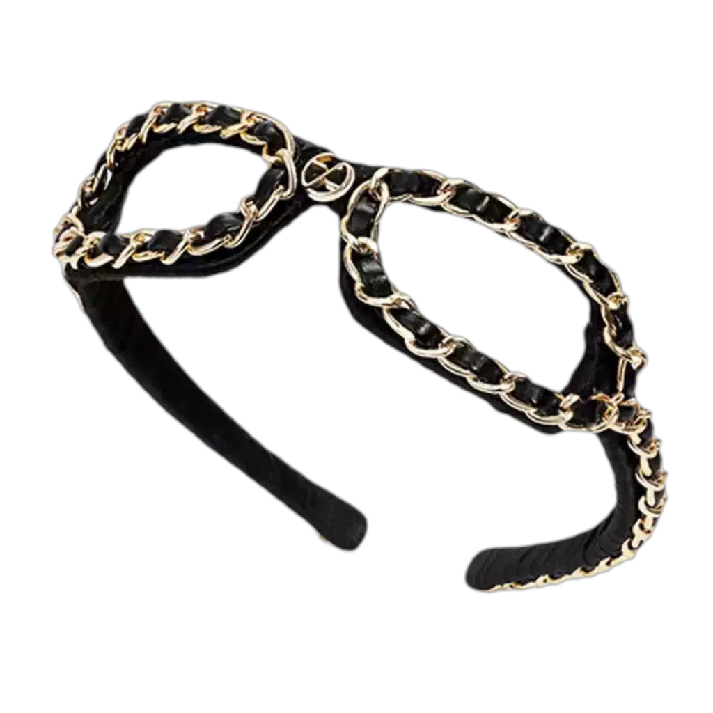 Diadema en forma de gafas