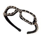 Diadema en forma de gafas