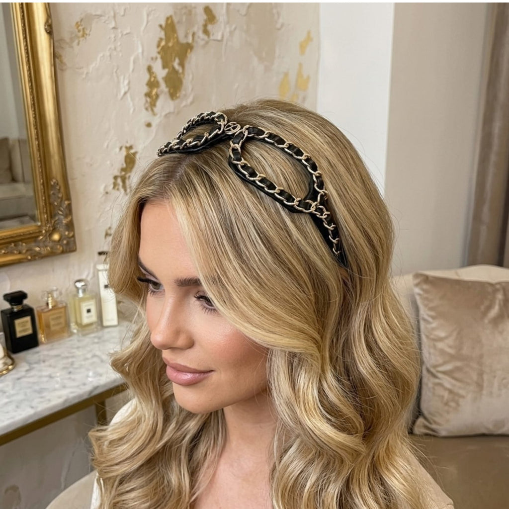 Diadema en forma de gafas