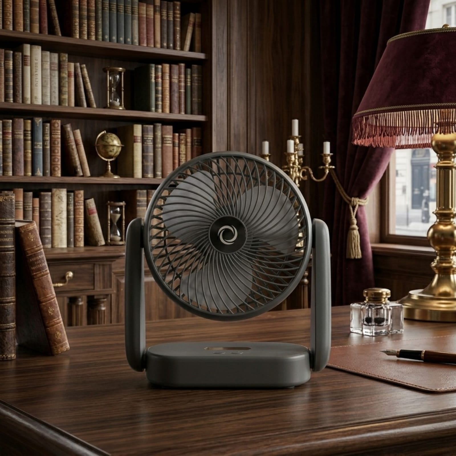 Abanico recargable de escritorio / ventilador USB portátil