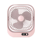 Abanico recargable de escritorio / ventilador USB portátil
