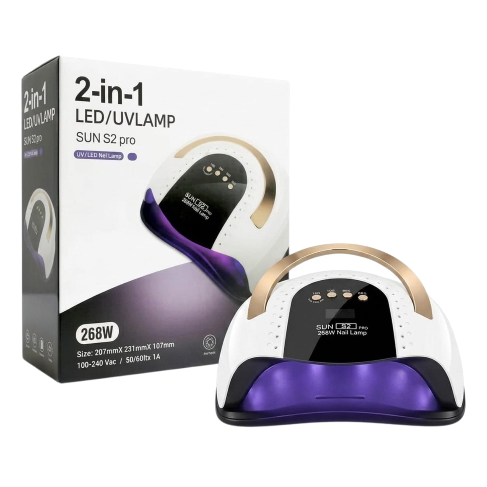 Lámpara de uñas 268w