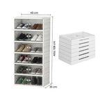 Mueble organizador de calzado de 6 niveles