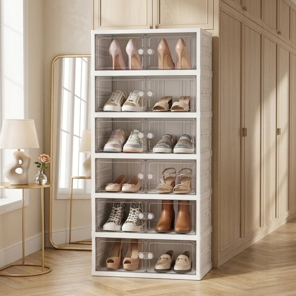 Mueble organizador de calzado de 6 niveles