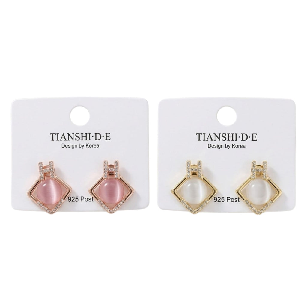 Aretes, estilo minimalista, pin plata 925