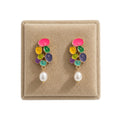 Aretes, multicolor, fantasia