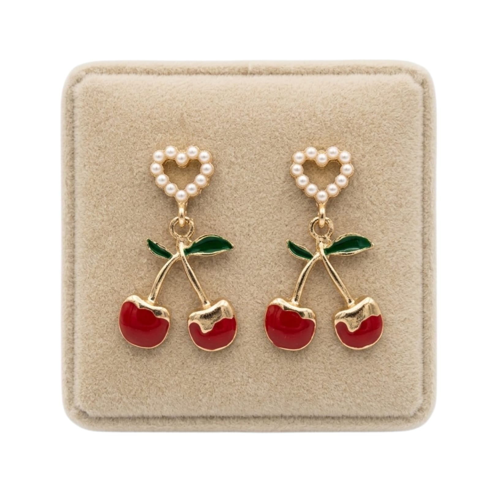 Aretes, estilo cereza, fantasia