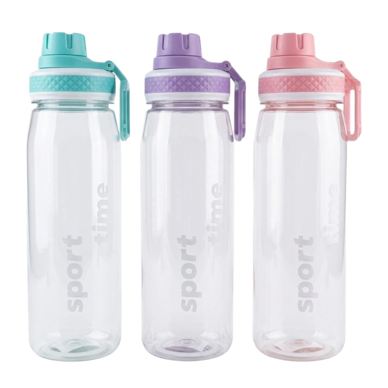Botella plástica, transparente 1000ml
