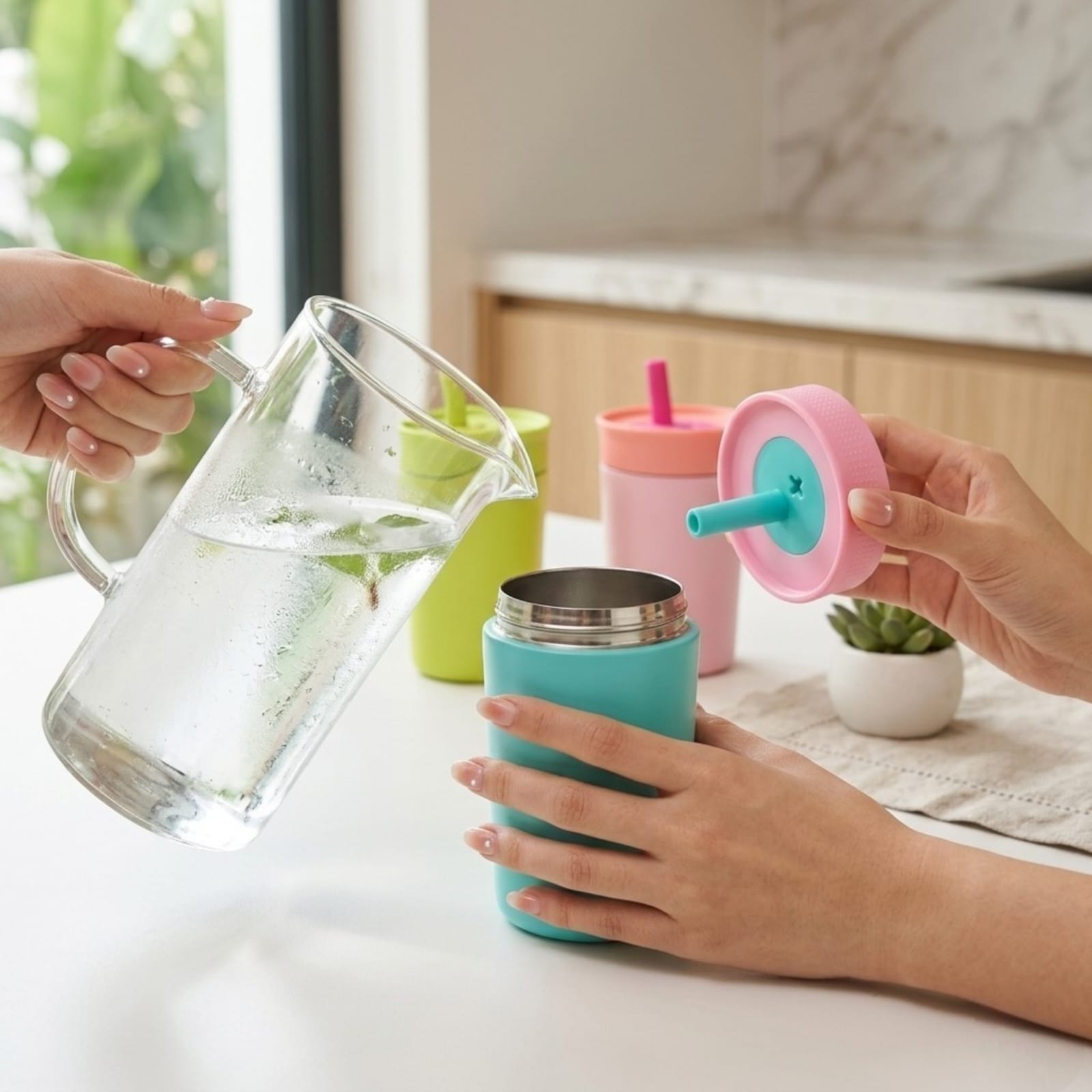Vaso térmico acero inoxidable 12oz