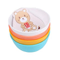 Set de 4 bowles plásticos 12cm∅
