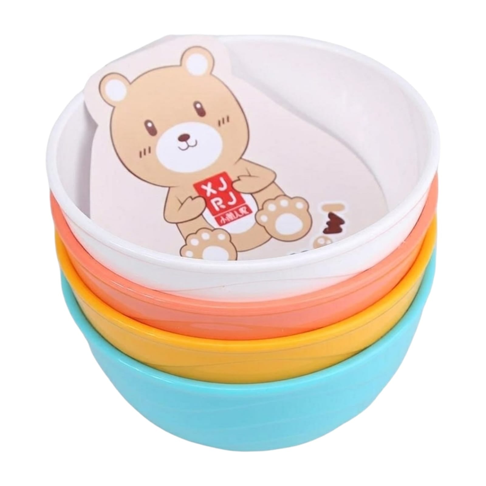 Set de 4 bowles de plástico 16cm∅