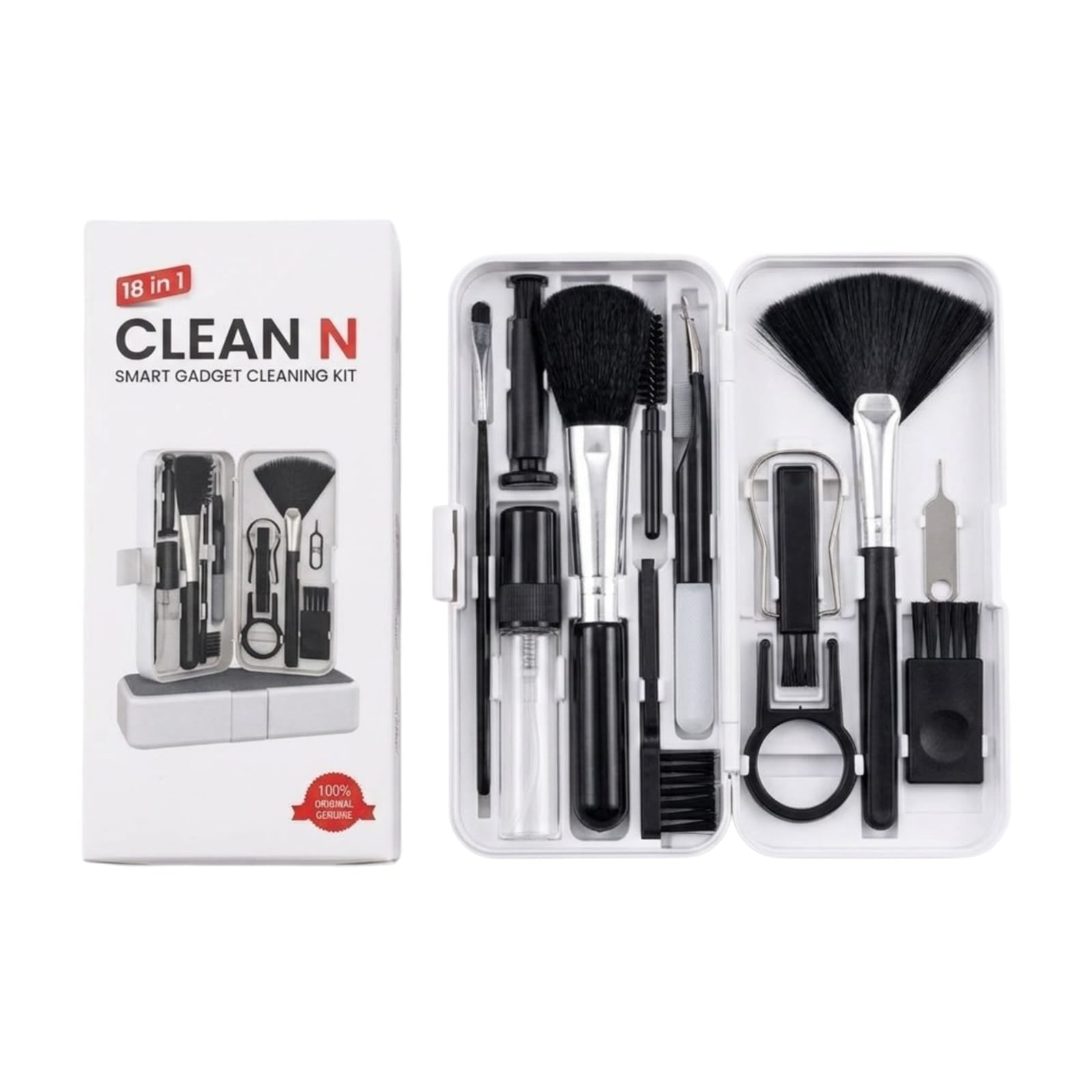 Kit de Herramientas de Limpieza Multifuncional 18 en 1