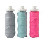 Botella plegable de silicona 600ml