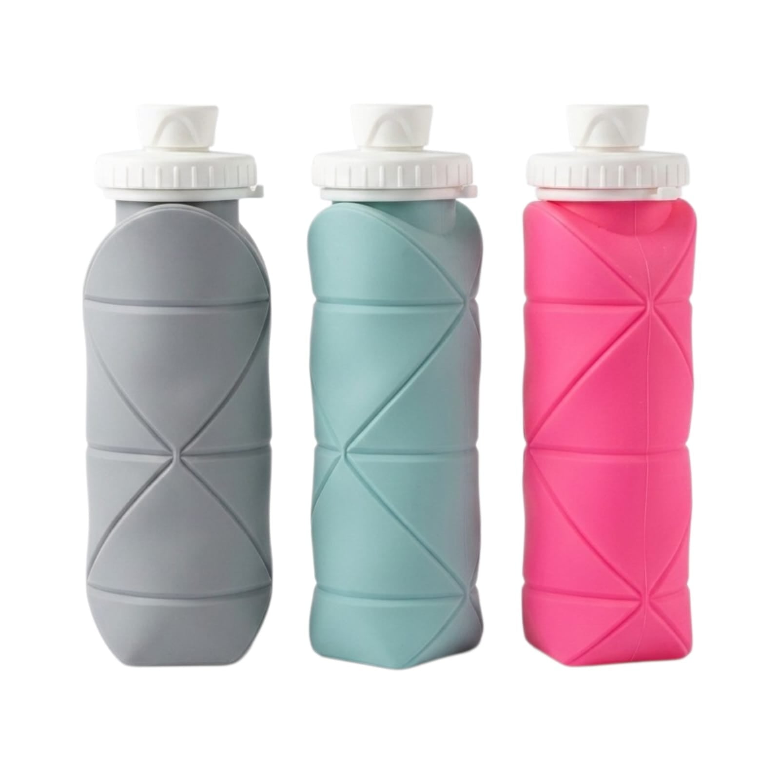 Botella plegable de silicona 600ml