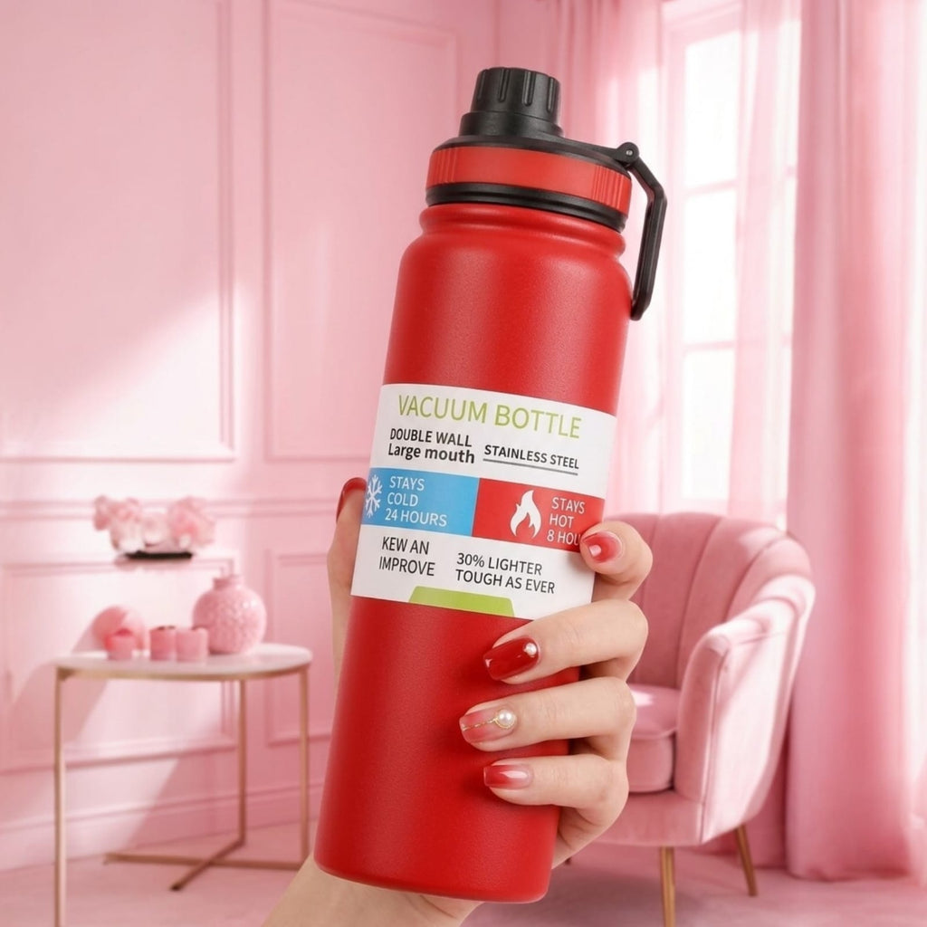 Botella térmica, acero inoxidable 1000ml