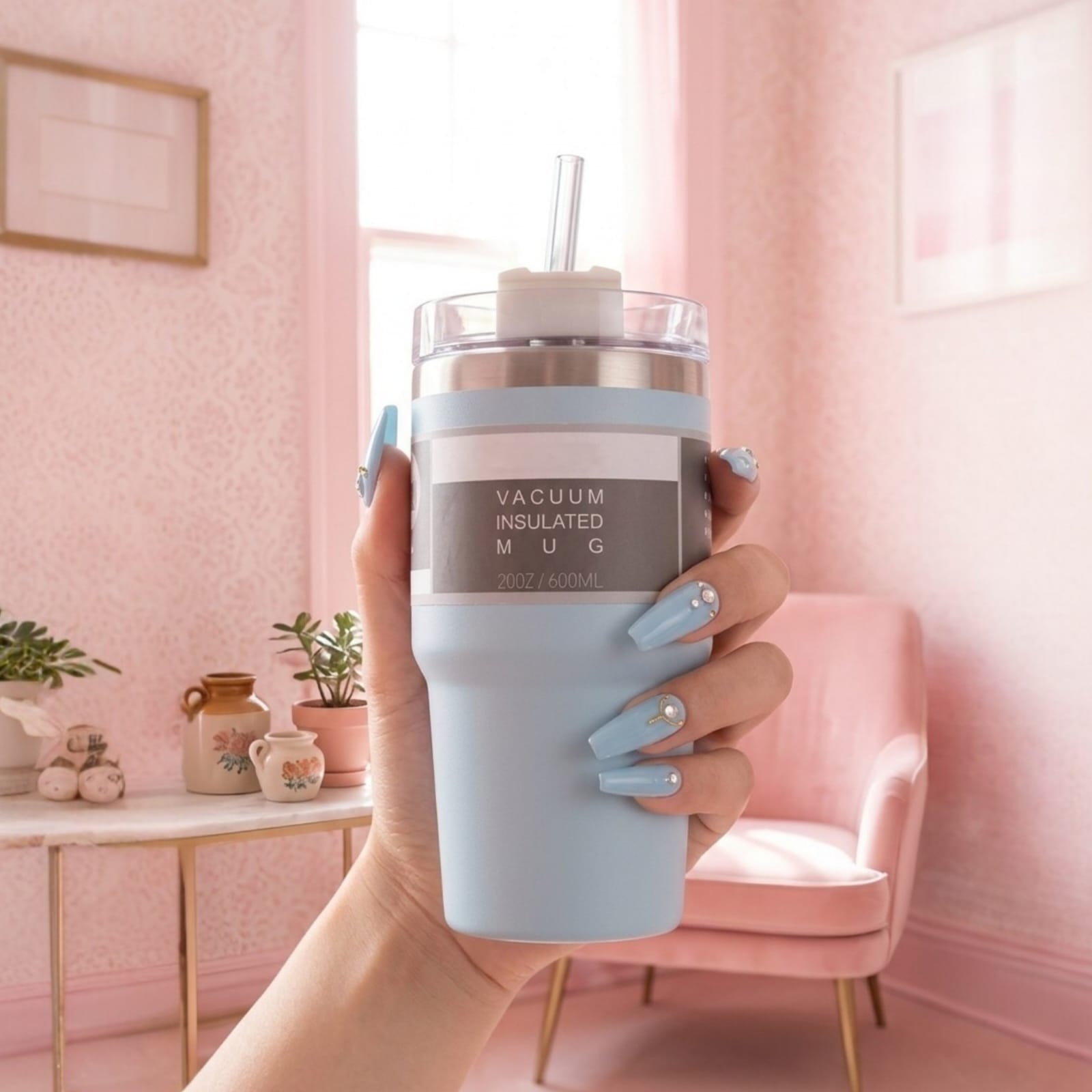 Vaso térmico, acero inoxidable 600ml