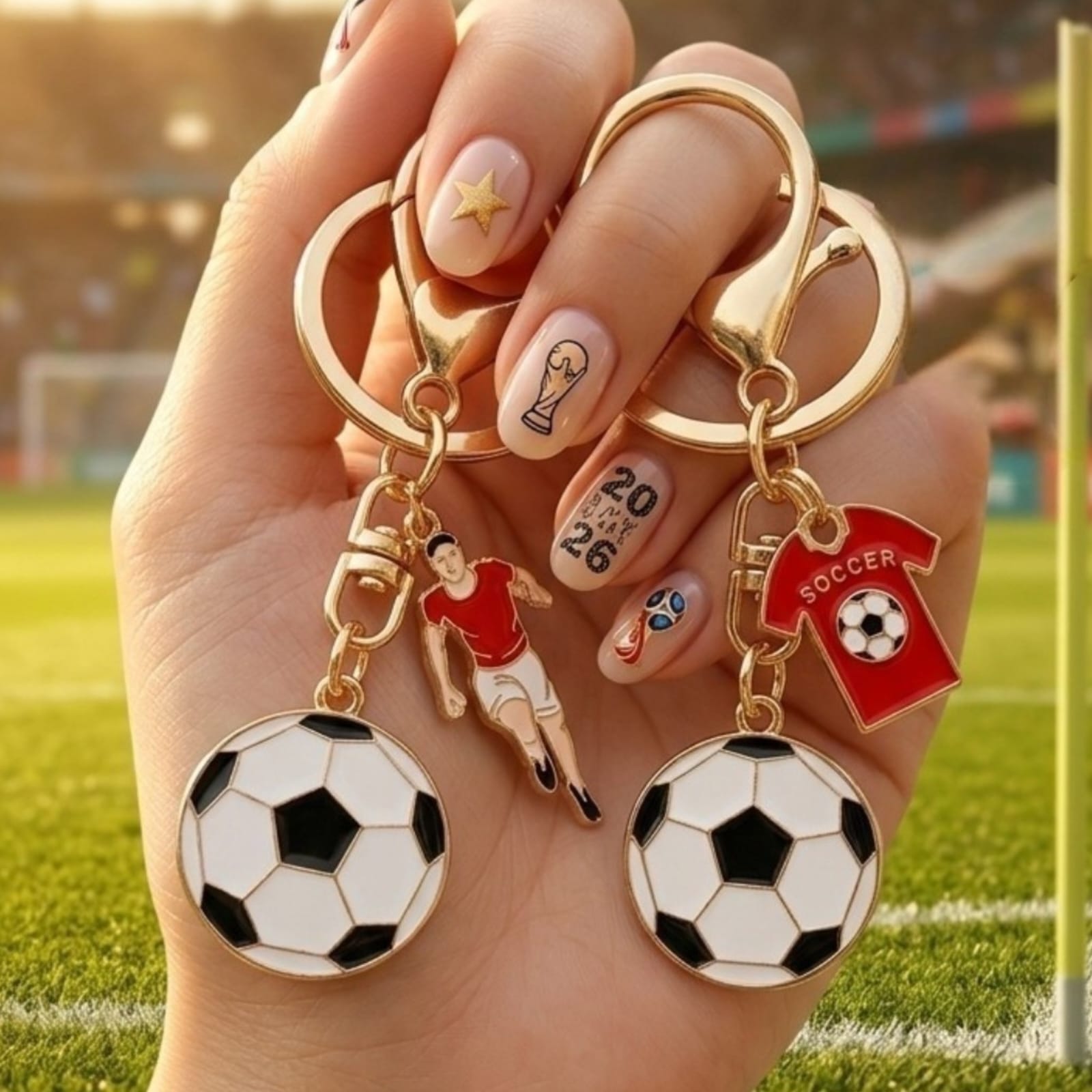 Llavero temática fútbol
