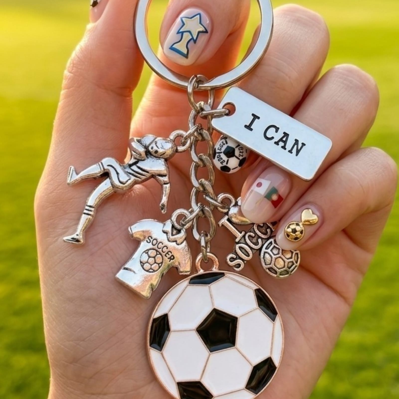 Llavero temática fútbol