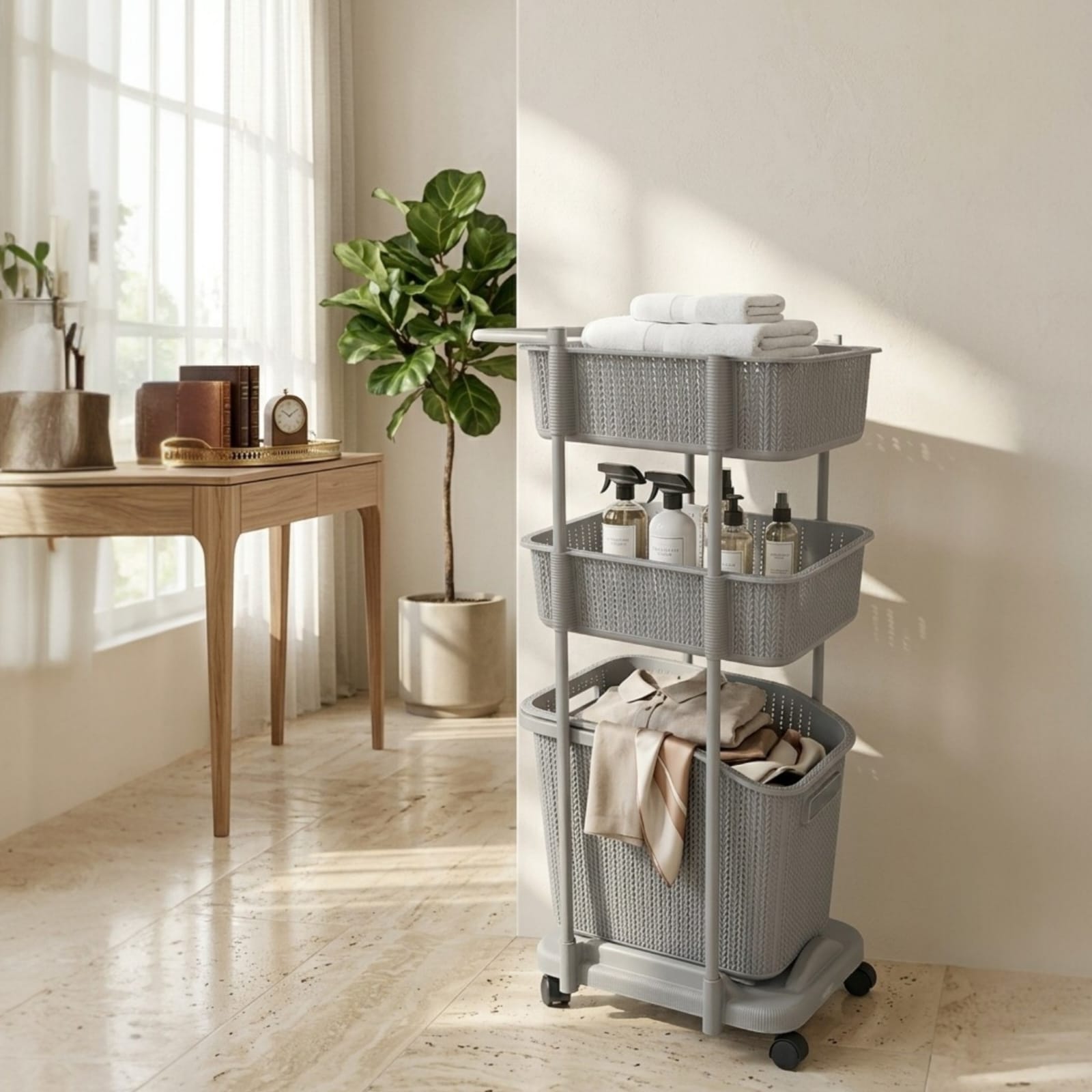 Carrito organizador de 3 niveles