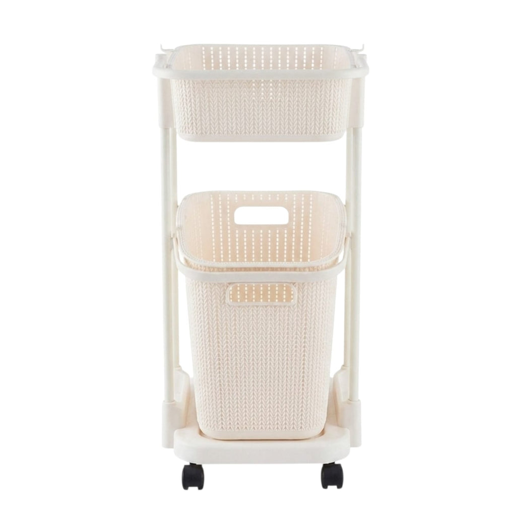Carrito organizador de 2 niveles