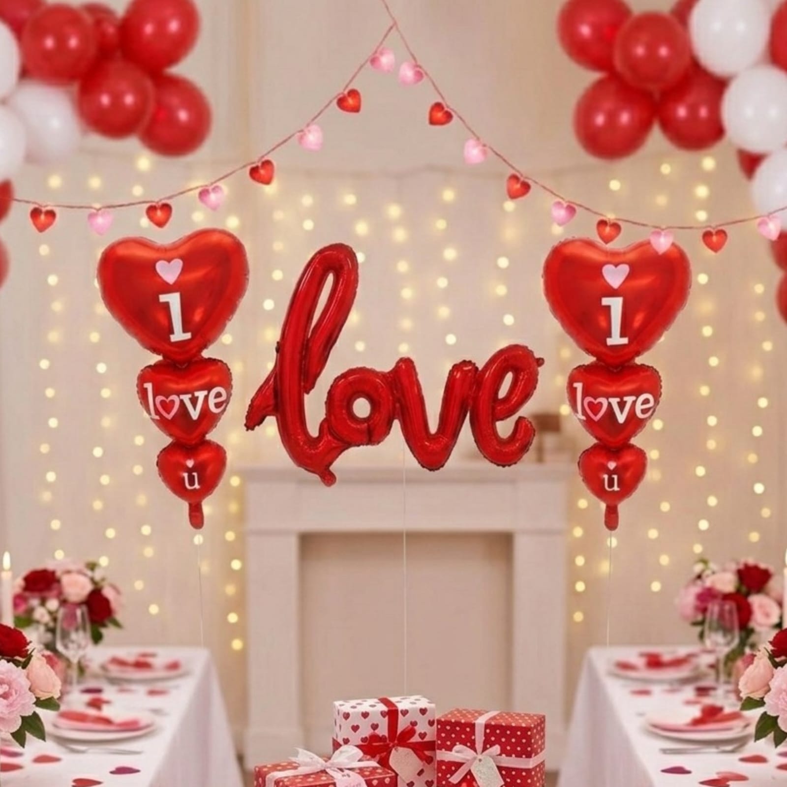 Set de globos Amor / 3 piezas